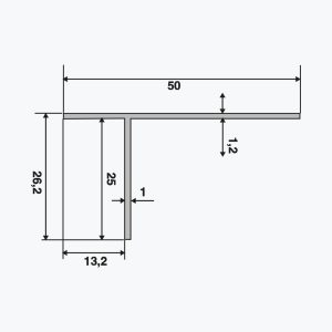 Profil T TEMPOLISTEL® A135 - slika 2