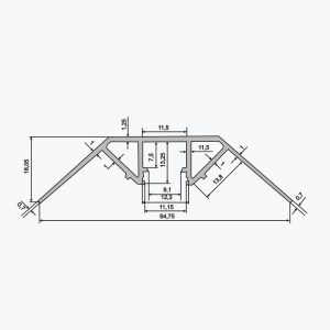 TEMPOLISTEL® A139 Profil za LED - slika 2